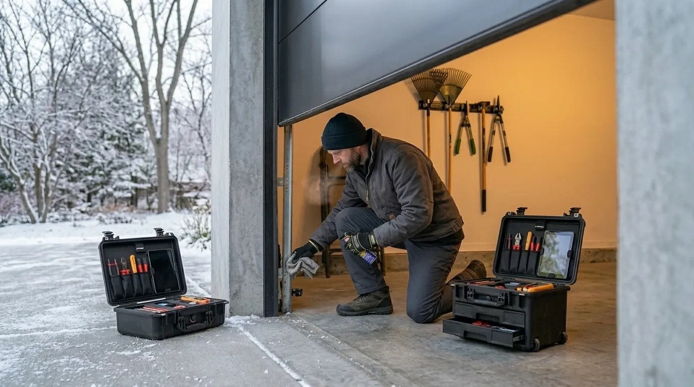 Garage Door Repair for Crestline's 1950s Housing Stock in Mansfield
