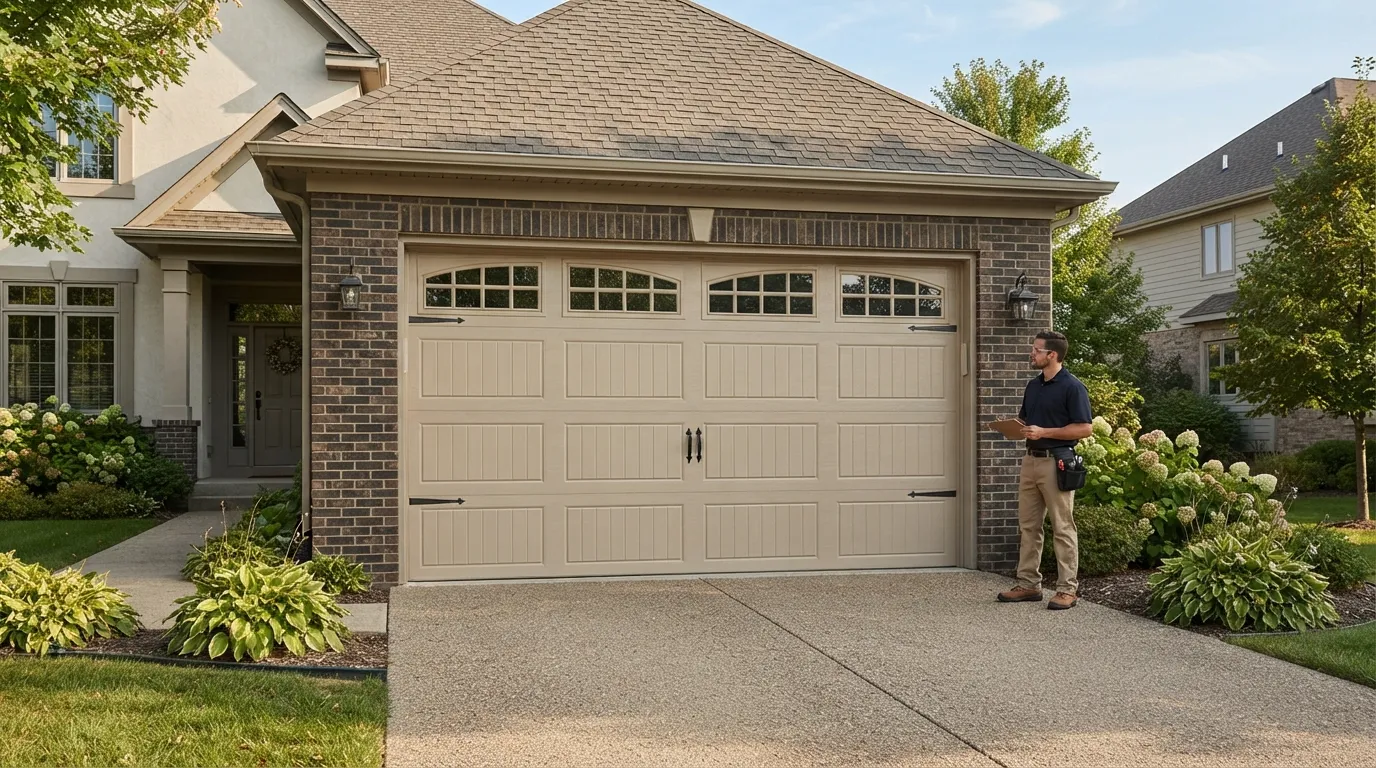 New Garage Door Installation for Galion's 1950s Housing Stock in Mansfield