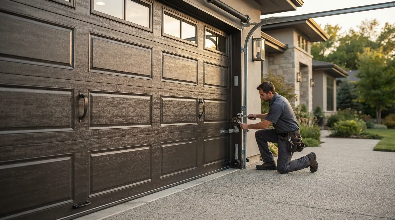 Off-Track Garage Door Repair for Galion's 1950s Garages in Mansfield
