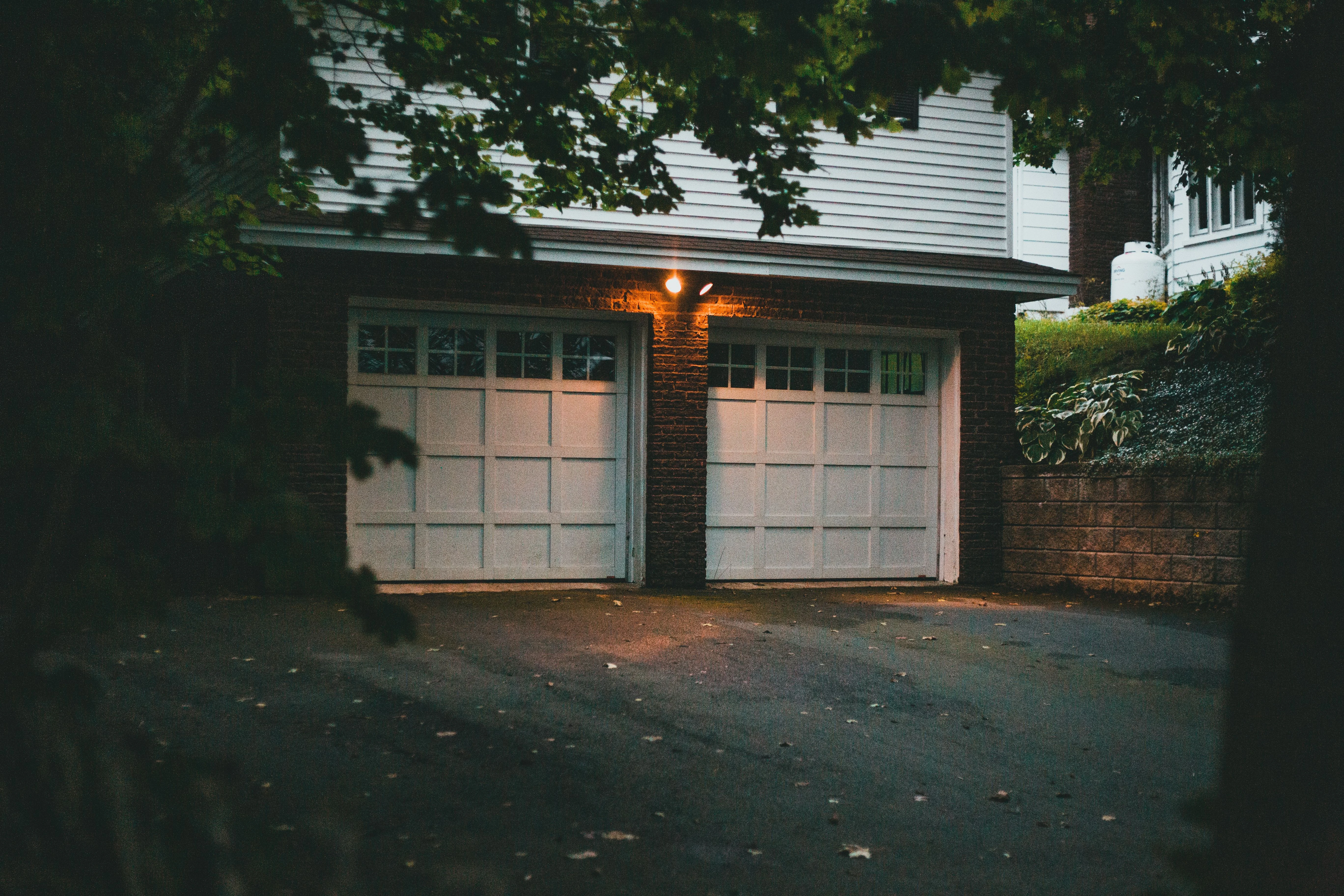 Residential garage door in Mansfield